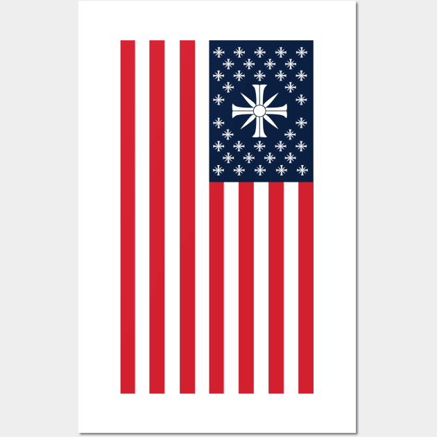 Far Cry 5 - USA Cult Flag Wall Art by cpt_2013